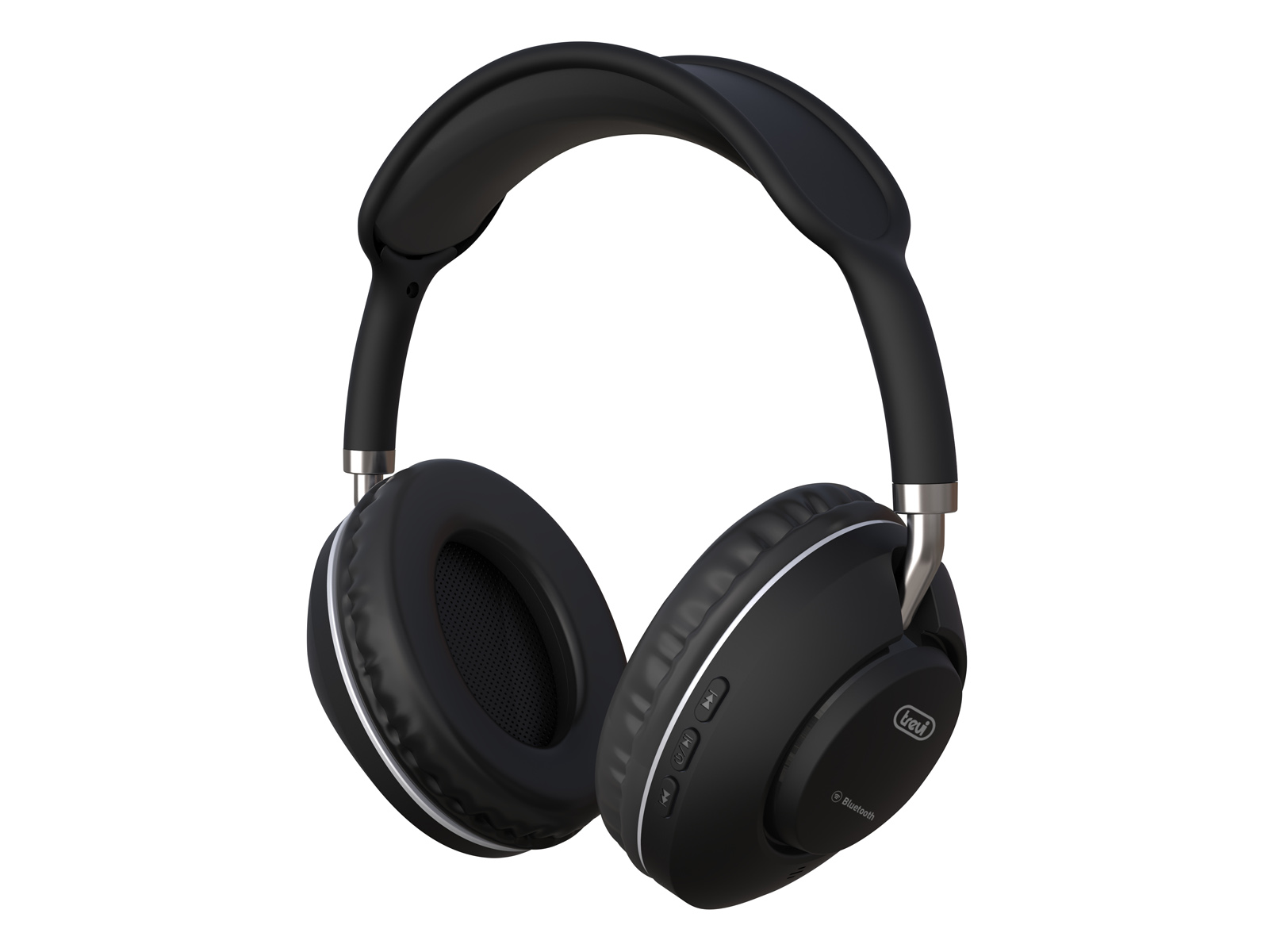 Cuffie Trevi DJ 601 M Stereo Hi-Fi Con Microfono E Pieghevole | Bianche